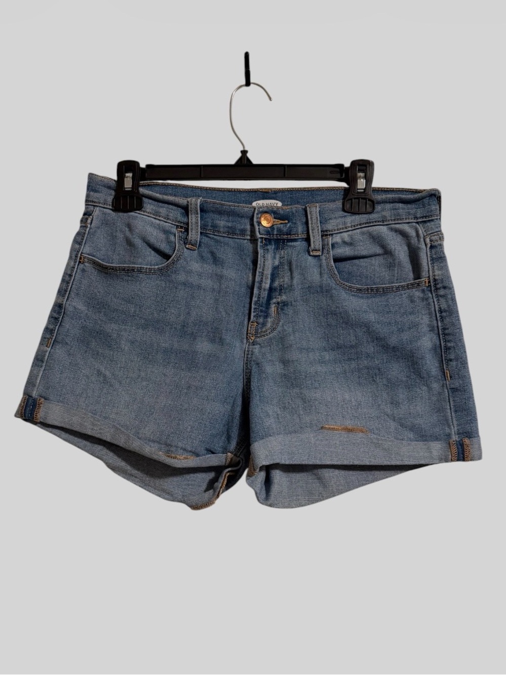 Old Navy Light Blue Denim Cuffed Shorts